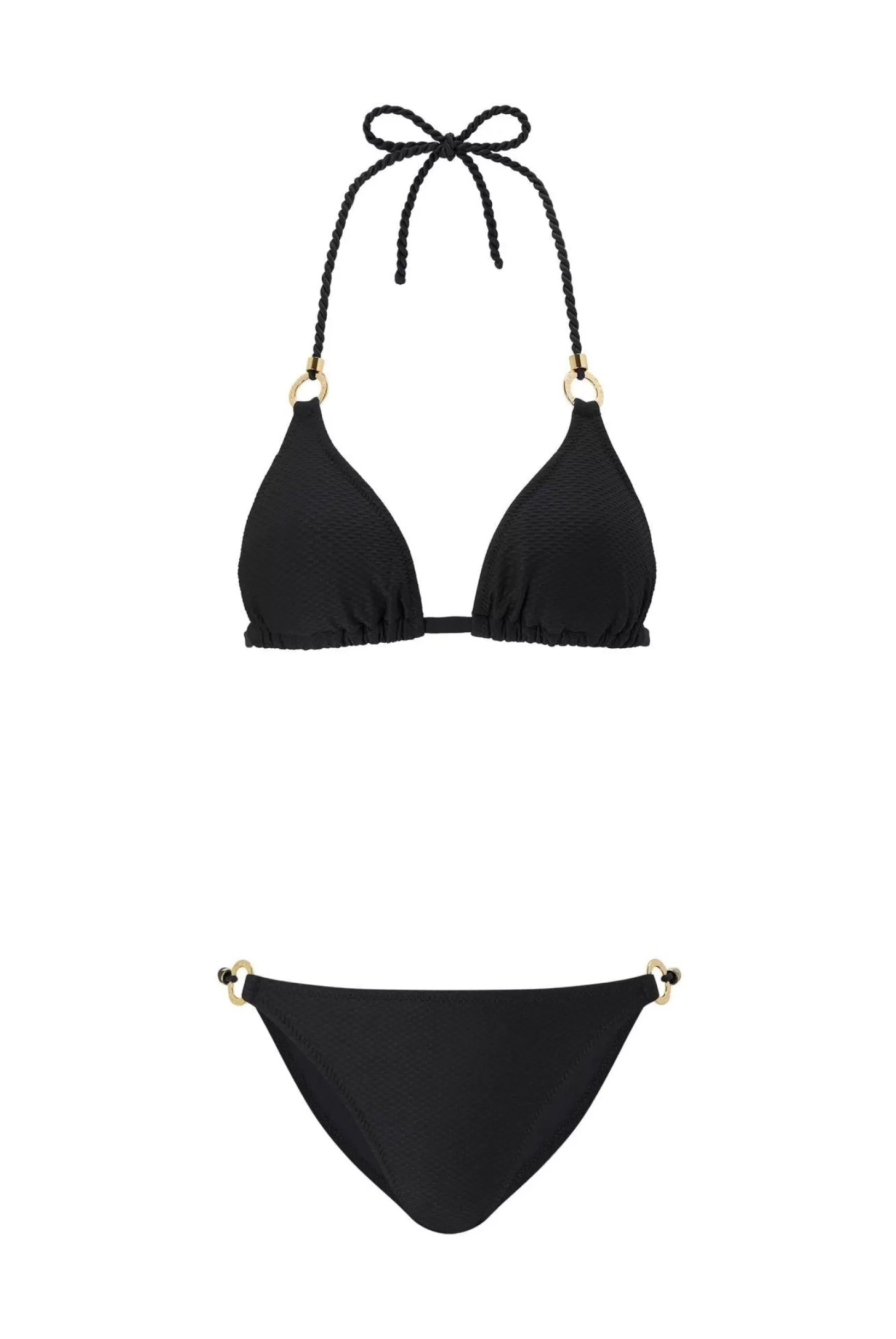 Black Ring Triangle Bikini^Heidi Klein Fashion