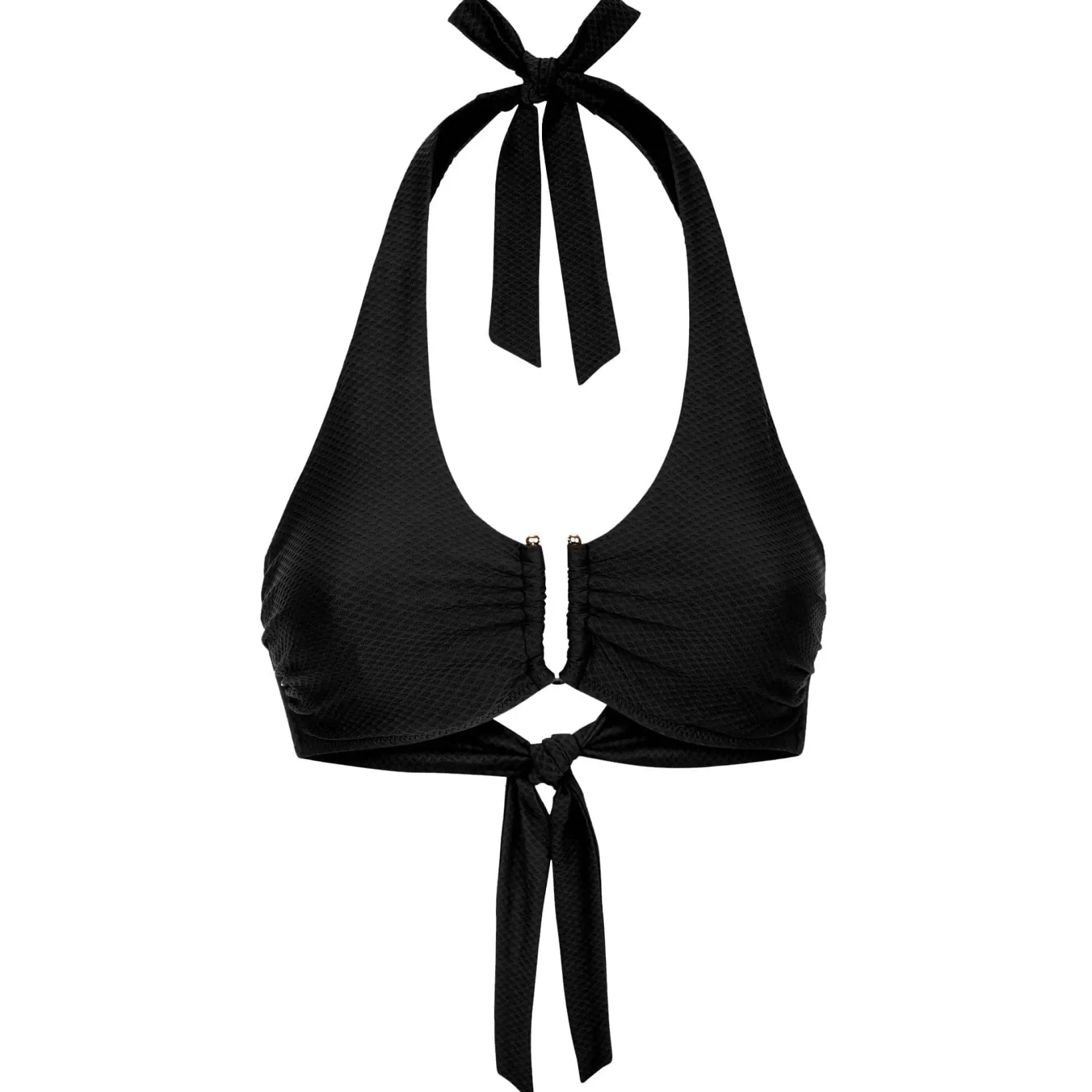 Black U-Bar Halterneck Top^Heidi Klein Clearance
