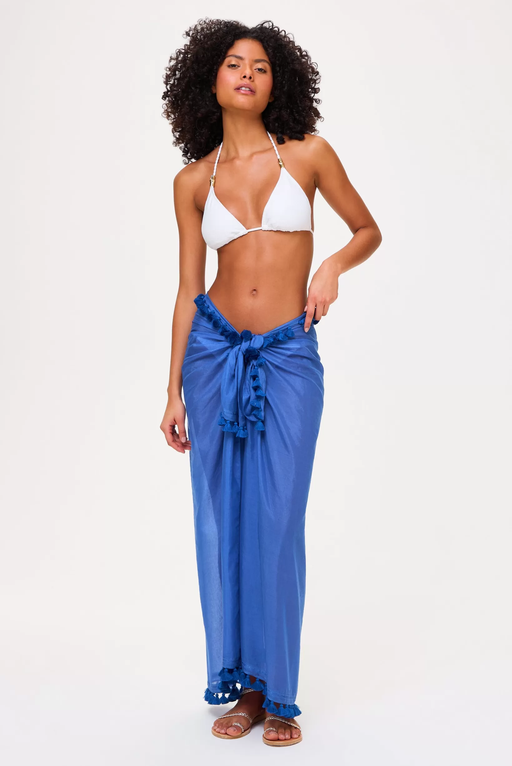 Tassel Trim Sarong^Heidi Klein Fashion