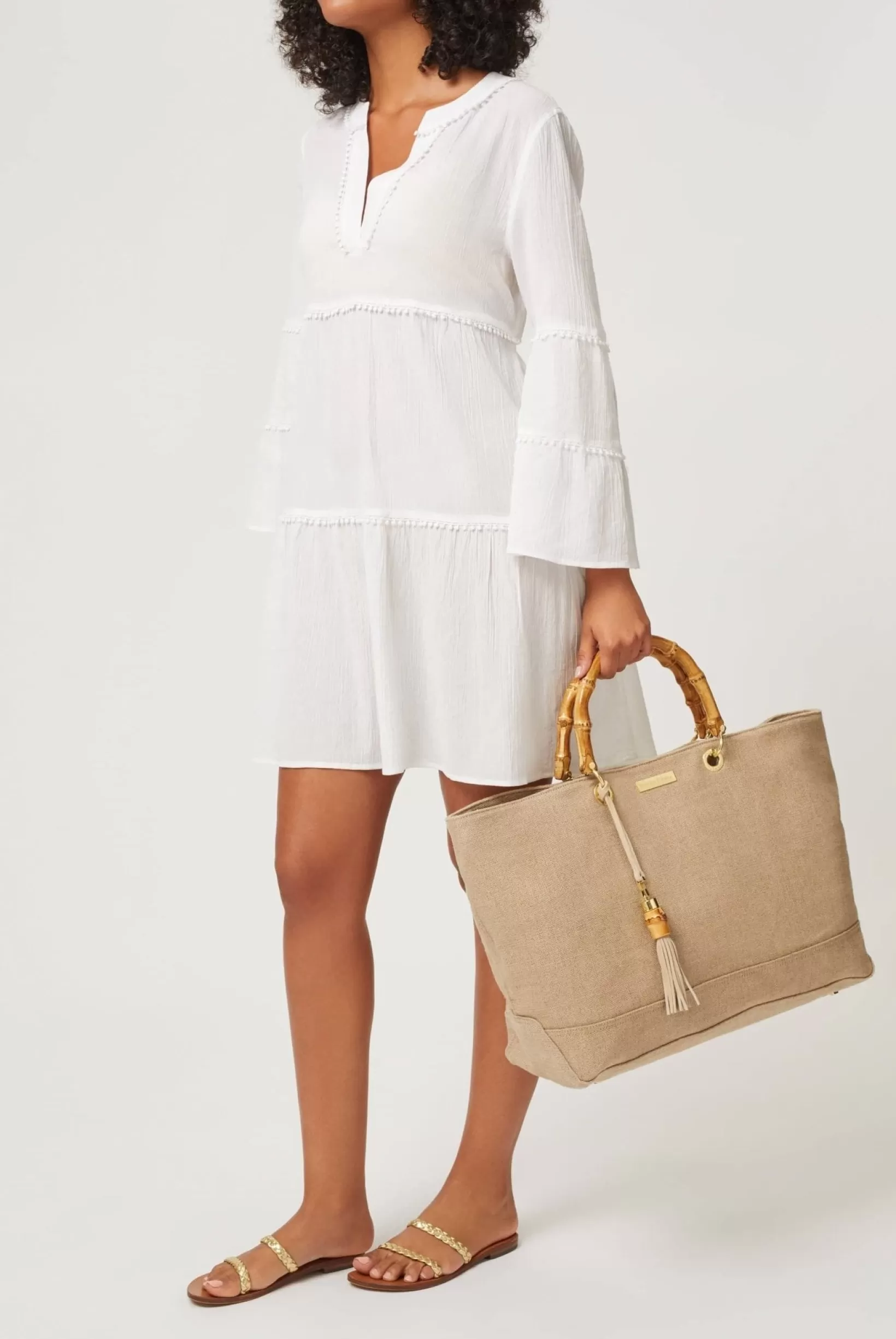 Faro Canvas Beach Bag^Heidi Klein Outlet