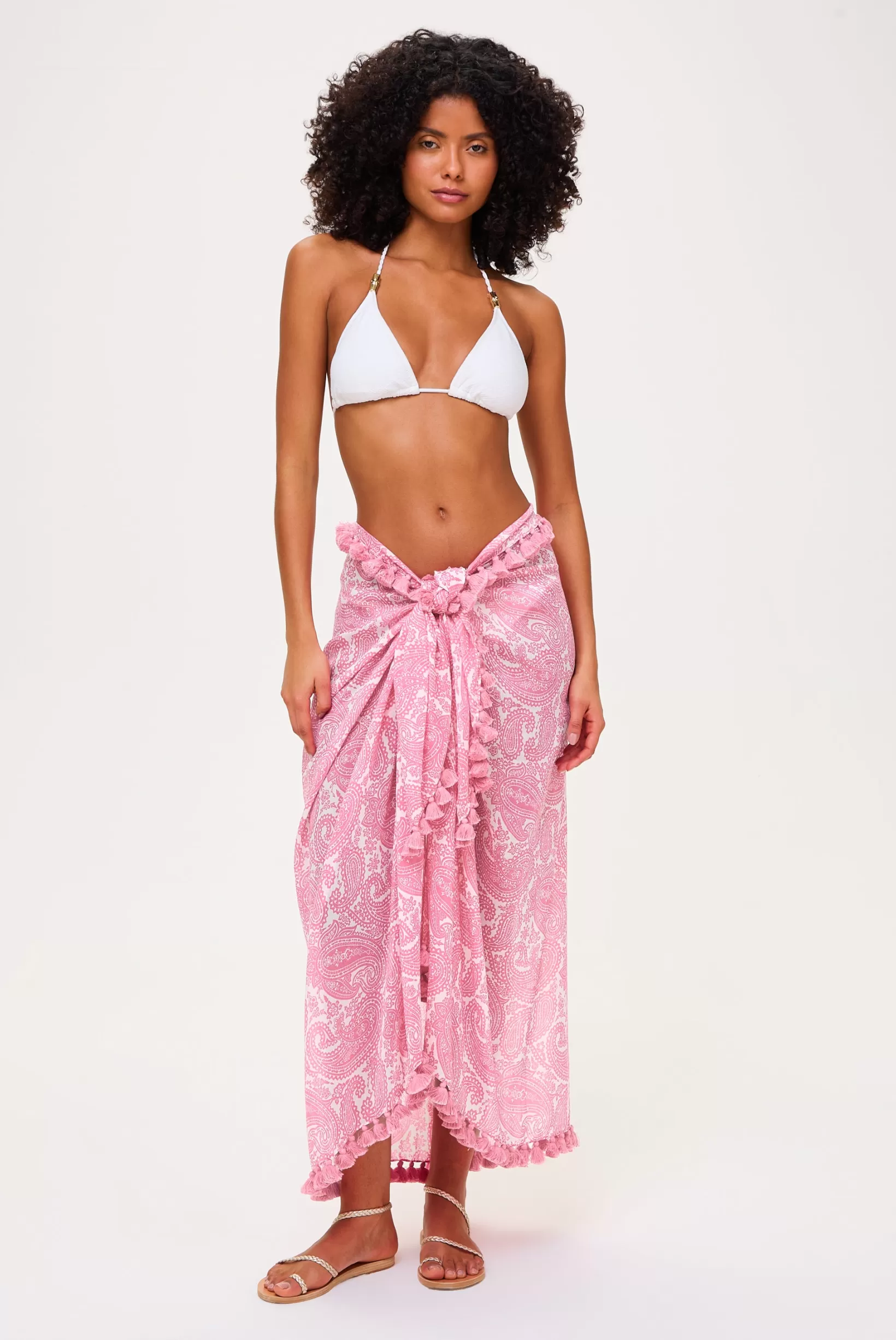 Ischia Tassel Trim Sarong^Heidi Klein Clearance