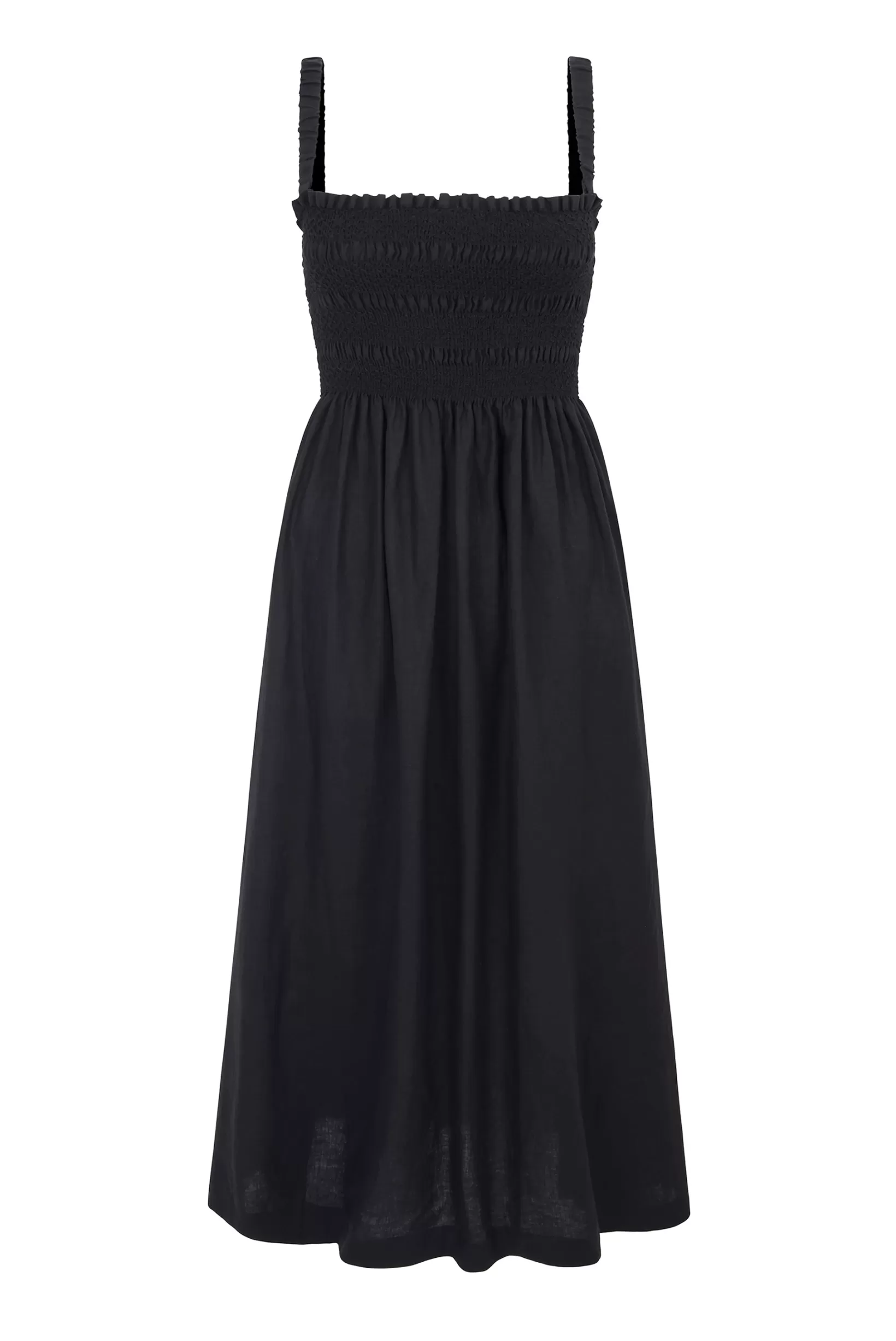 La Bocana Shirred Midi Dress^Heidi Klein Best