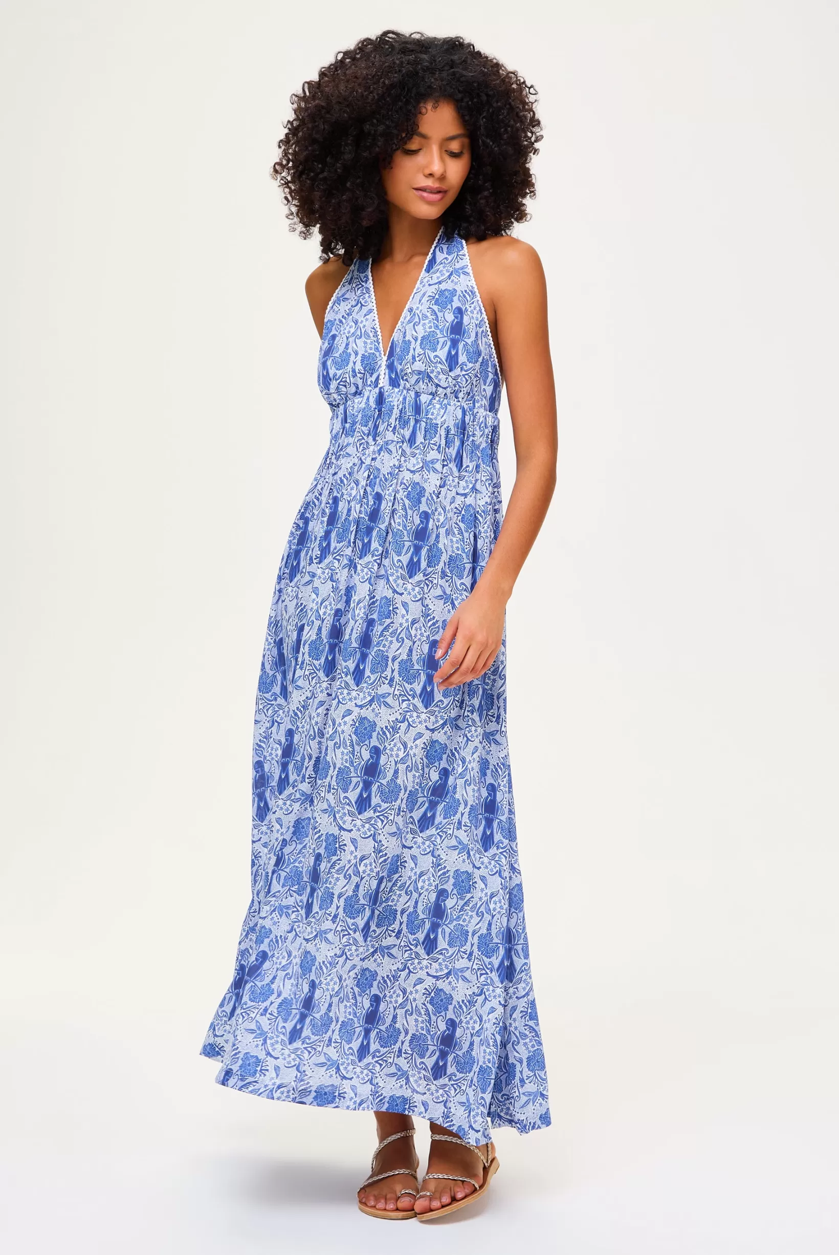 Lake Como Halterneck Maxi Dress^Heidi Klein Best Sale