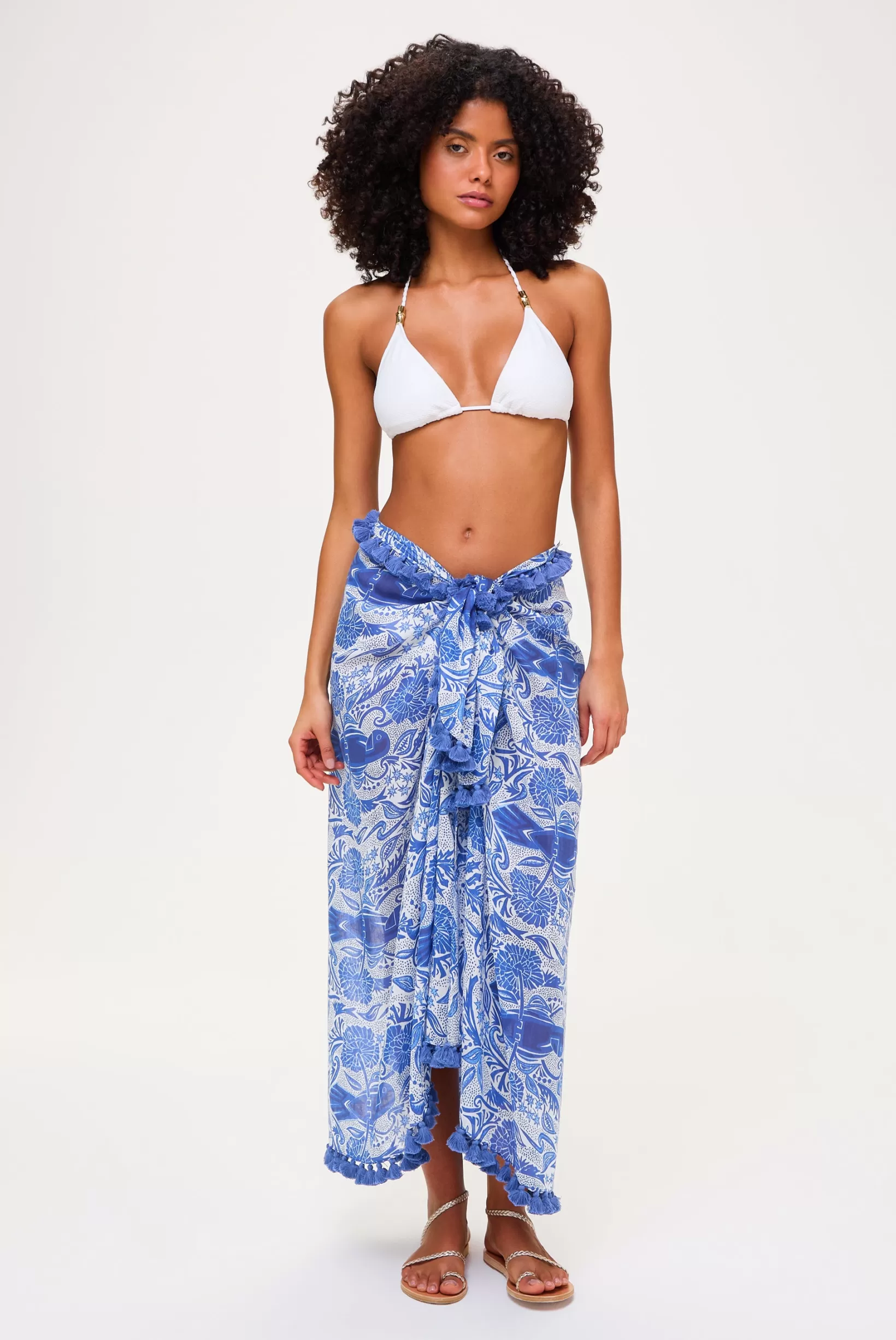 Lake Como Tassel Trim Sarong^Heidi Klein Best