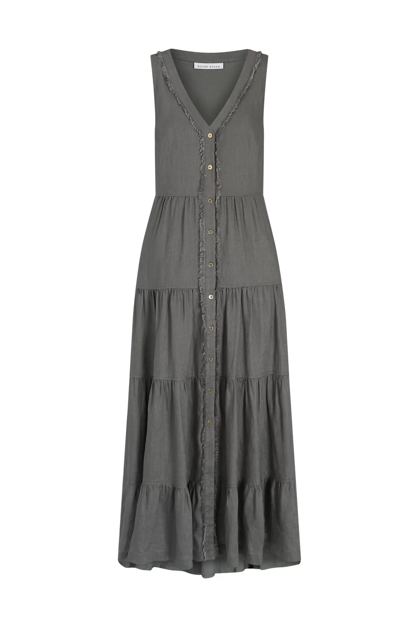Lake Maggiore Plunge Maxi Dress^Heidi Klein Outlet