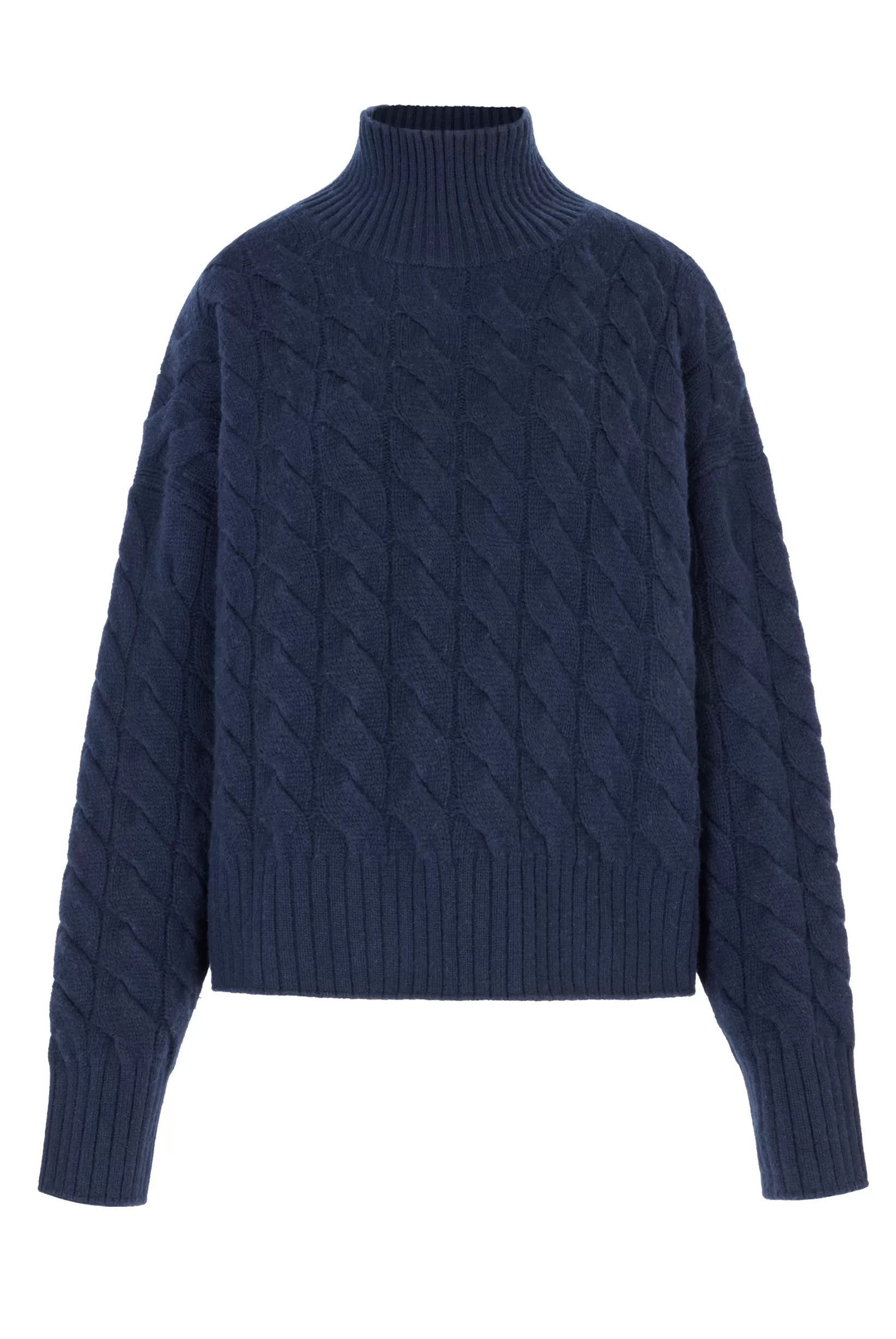 St Moritz Cable Knit Mock Neck Jumper^Heidi Klein Cheap