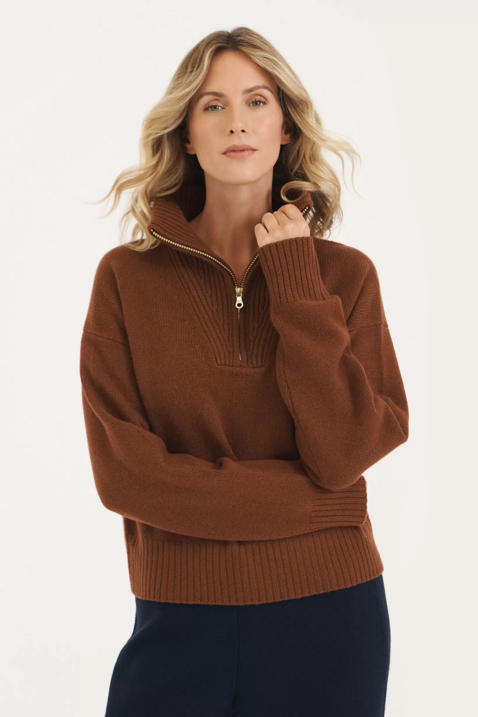 Nutmeg Lake Tahoe Half Zip Jumper^Heidi Klein Online