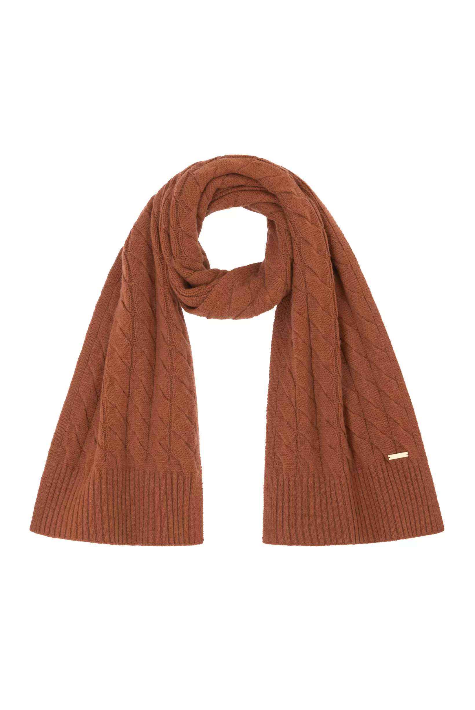 Nutmeg Meribel Cable Knit Scarf^Heidi Klein Outlet