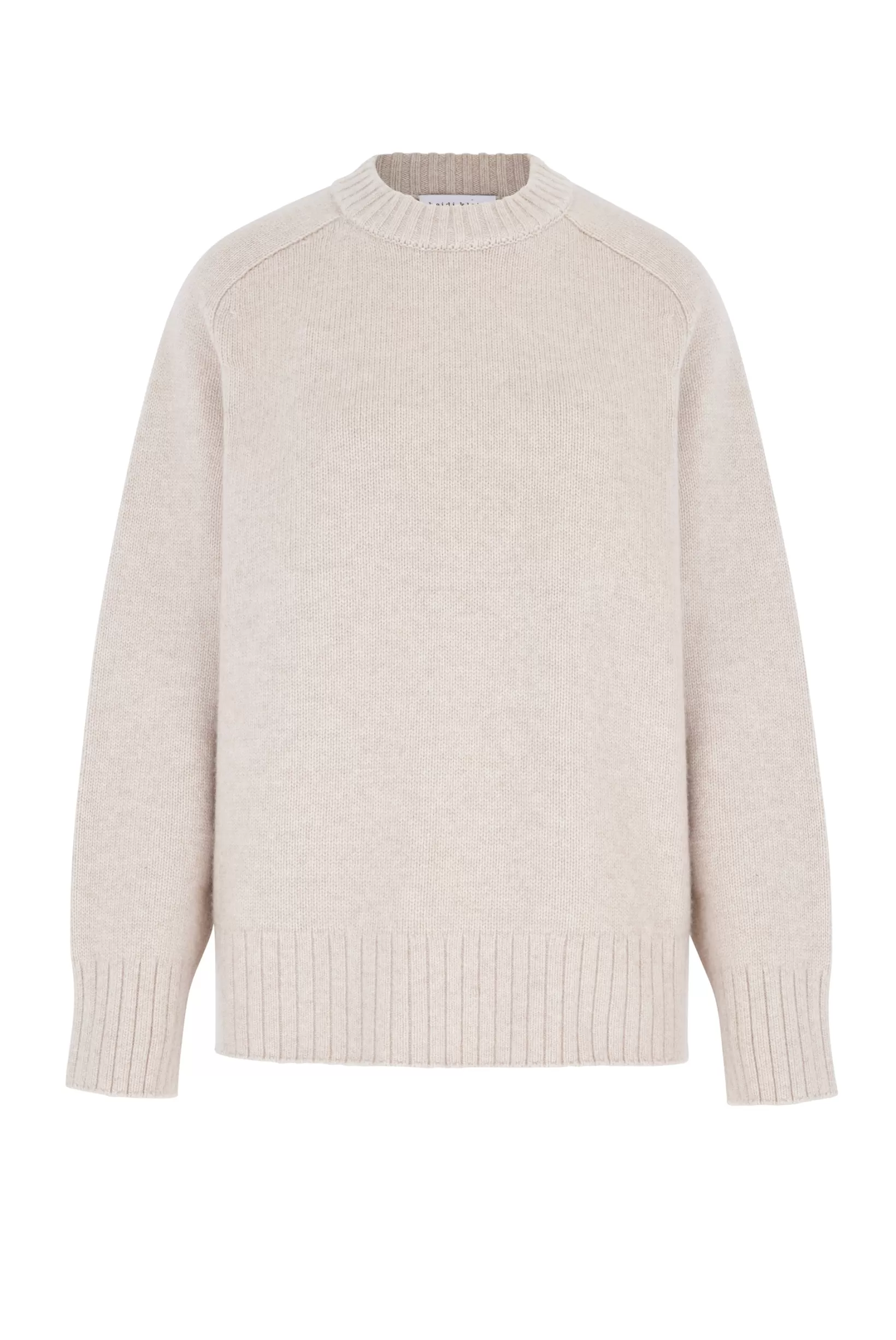 Oatmeal Aspen Crew Neck Jumper^Heidi Klein Best