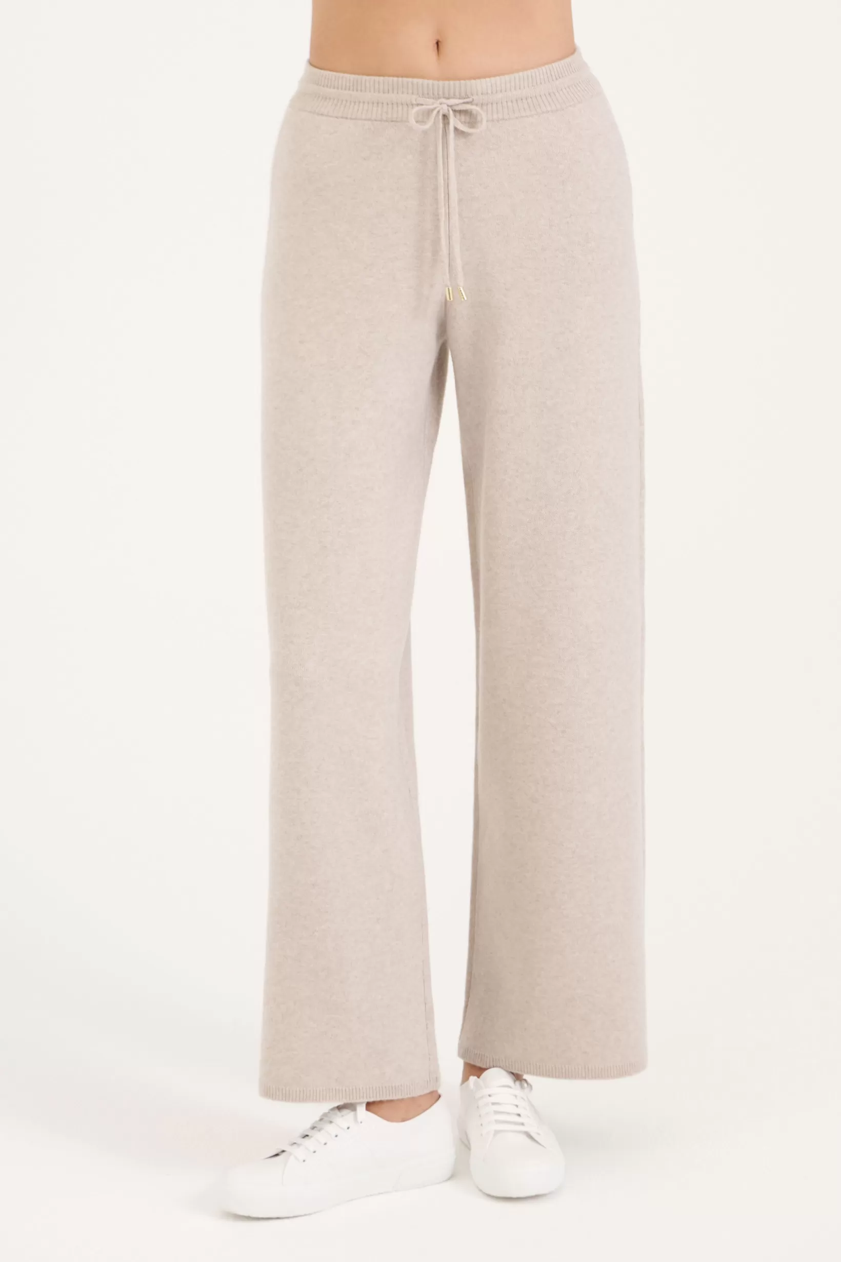 Oatmeal Zermatt Milano Knit Trouser^Heidi Klein Hot