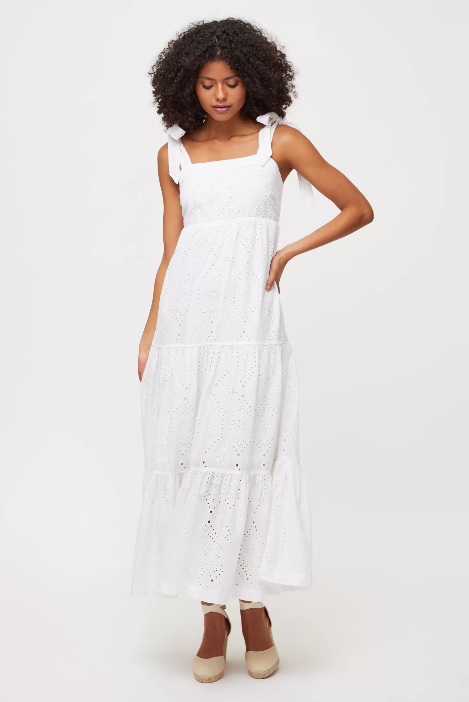 Rhode Island Tie-Shoulder Maxi Dress^Heidi Klein Discount