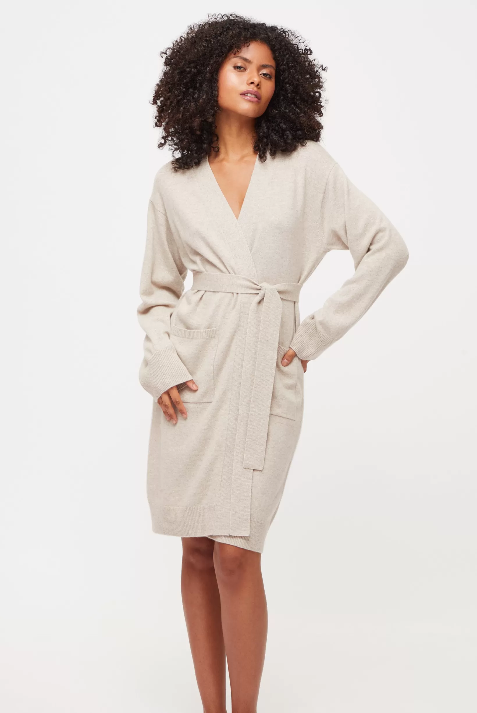 Santa Barbara Cashmere Long Line Robe^Heidi Klein Online