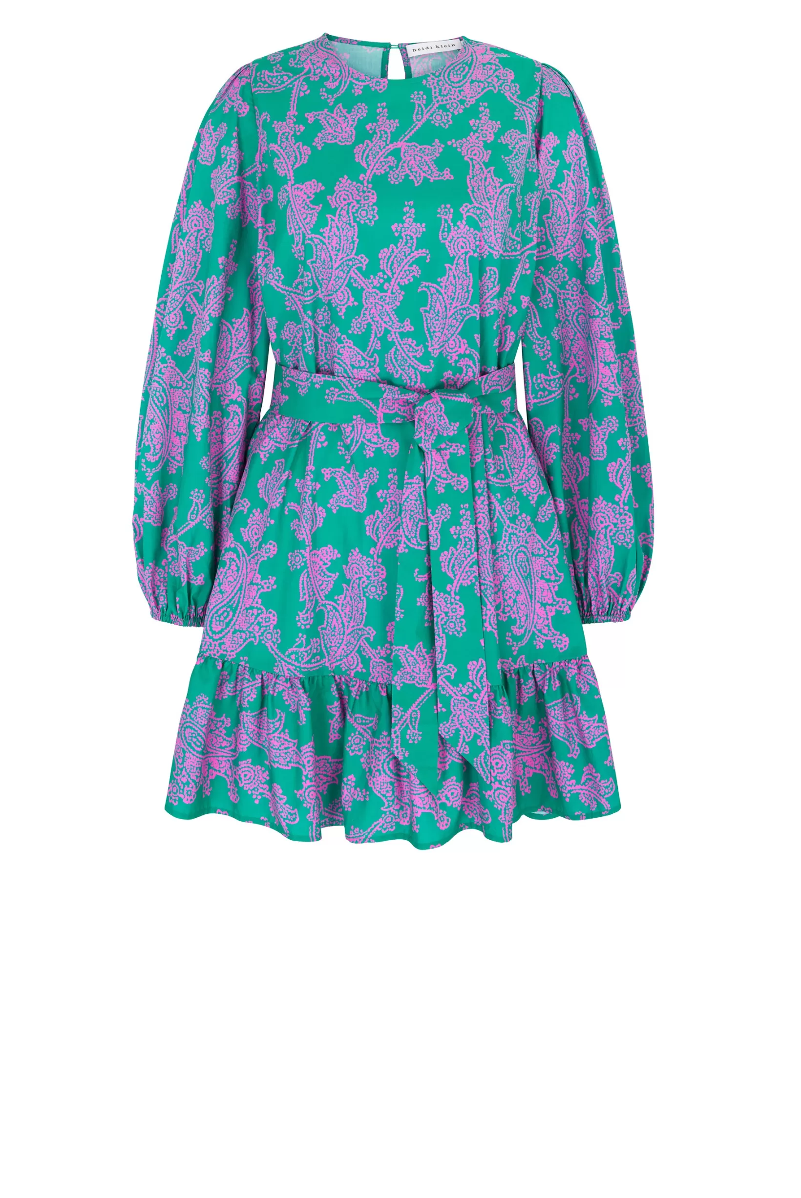 Santa Rosa Long Sleeve Mini Dress^Heidi Klein New