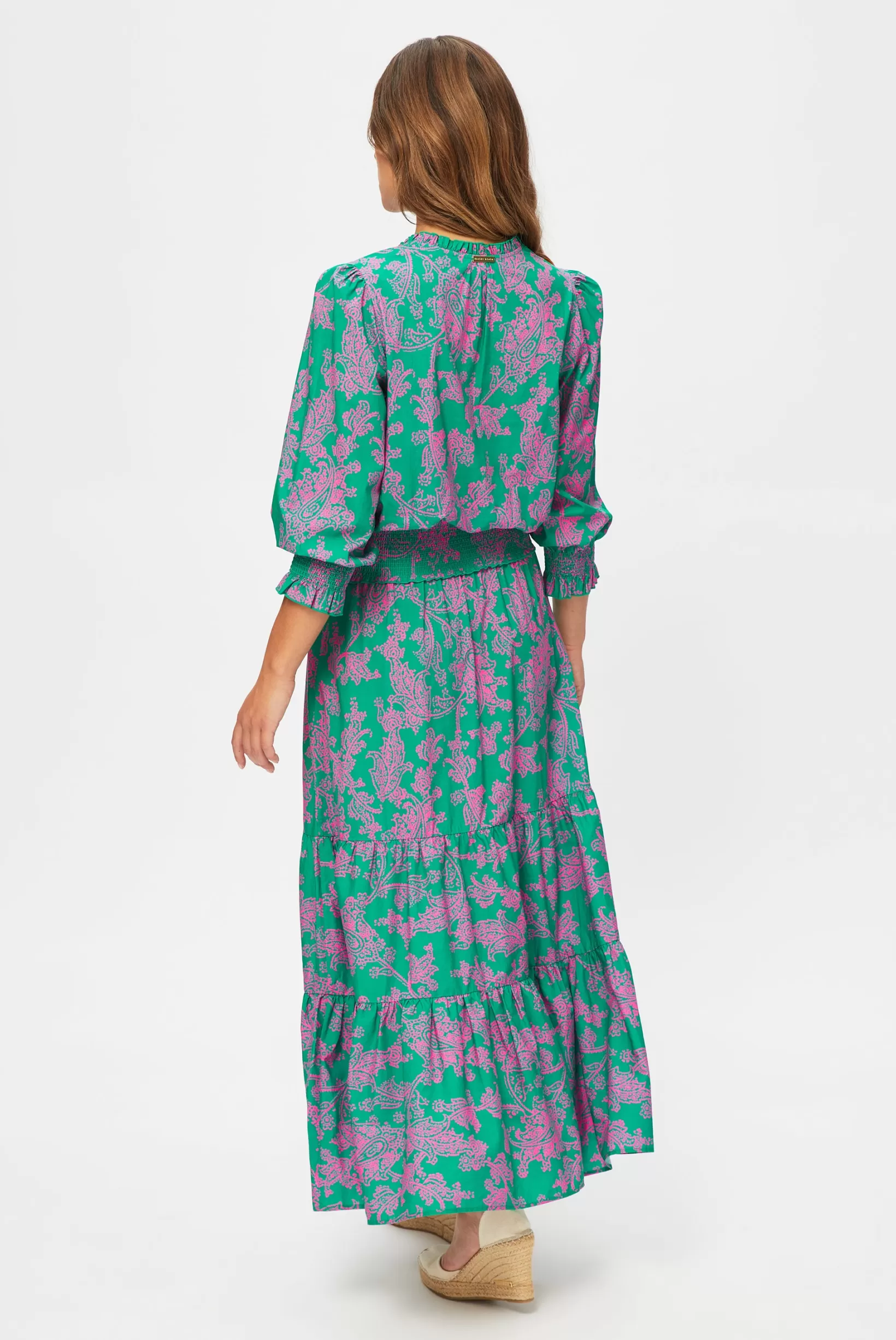 Santa Rosa Smocked Waist Maxi Dress^Heidi Klein Online