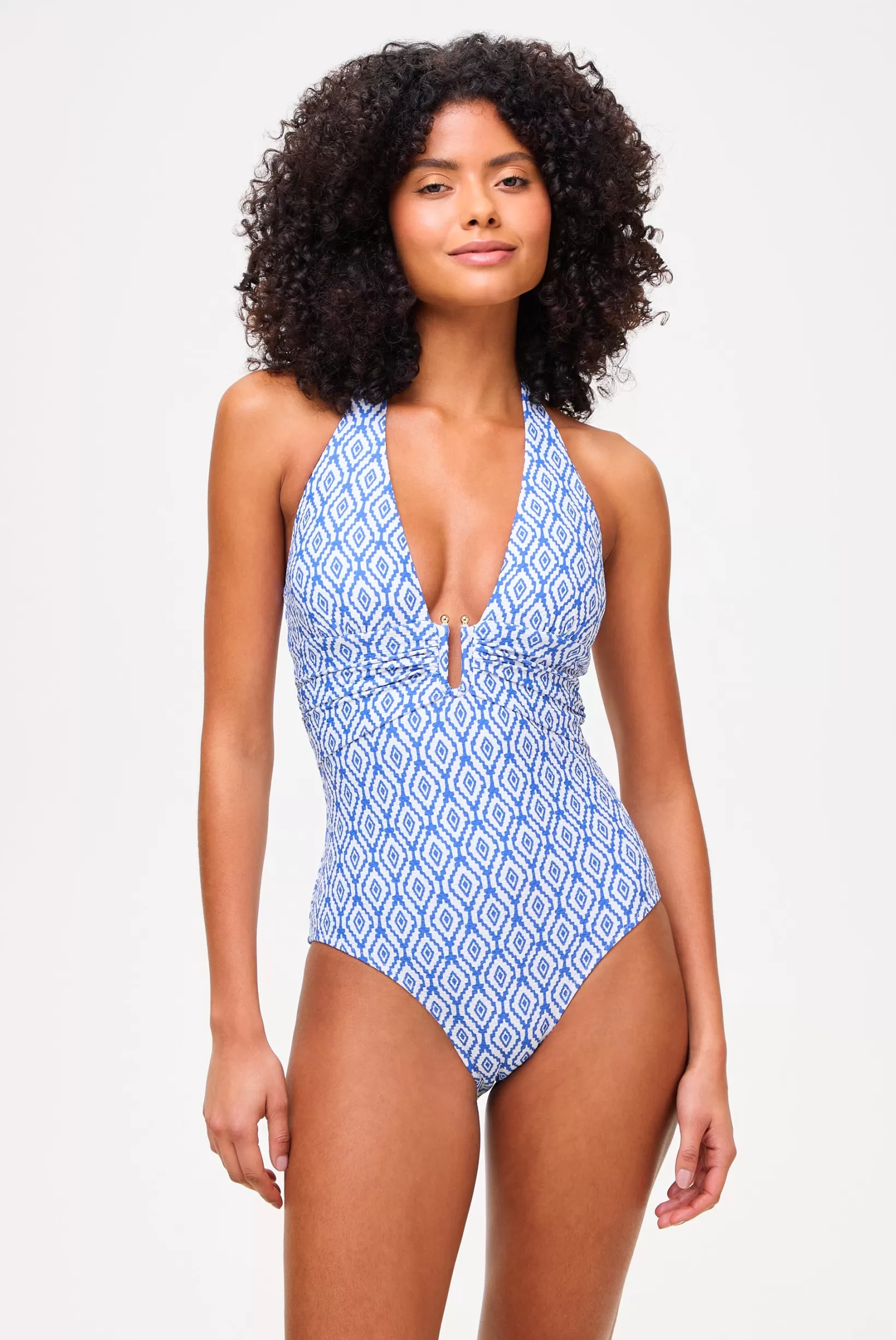 Sardinia U-Bar Halterneck Swimsuit^Heidi Klein Best
