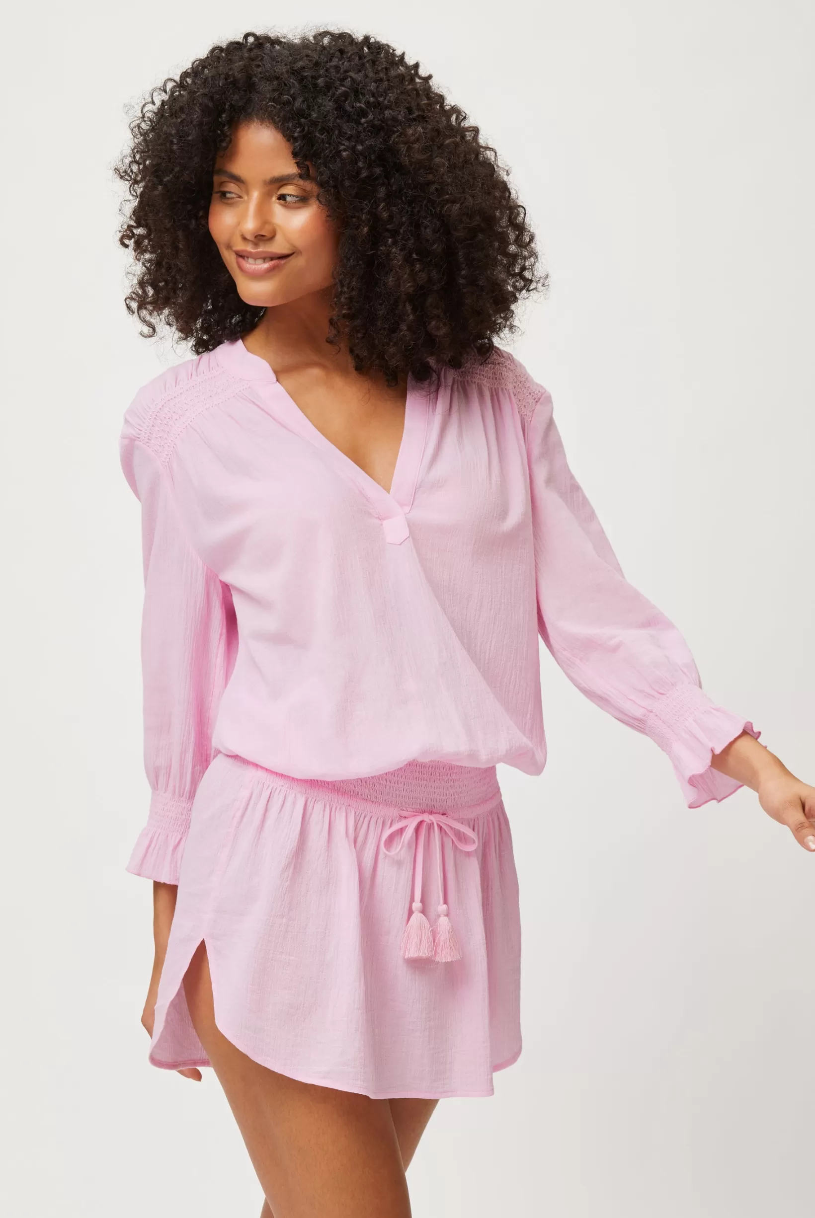 Sicily Smocked Kaftan^Heidi Klein New