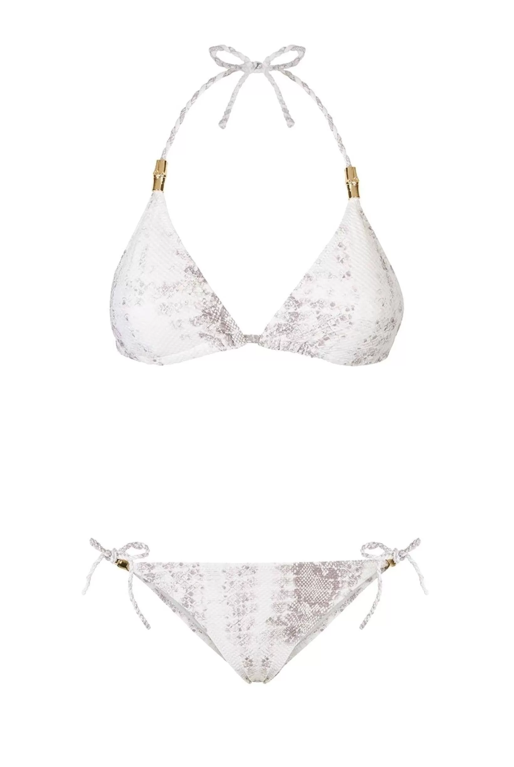 Snake Print Triangle Bikini^Heidi Klein Fashion
