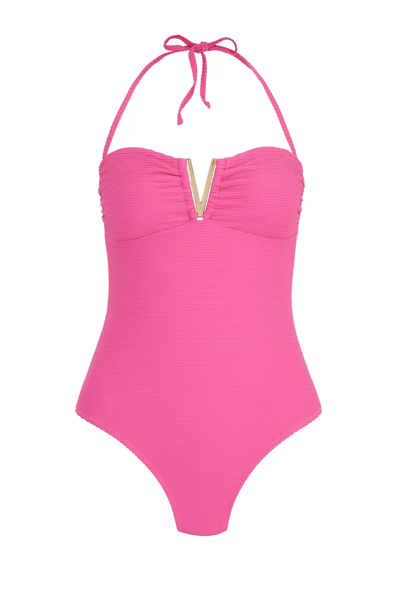 Tulum V-Bar Bandeau Swimsuit^Heidi Klein New