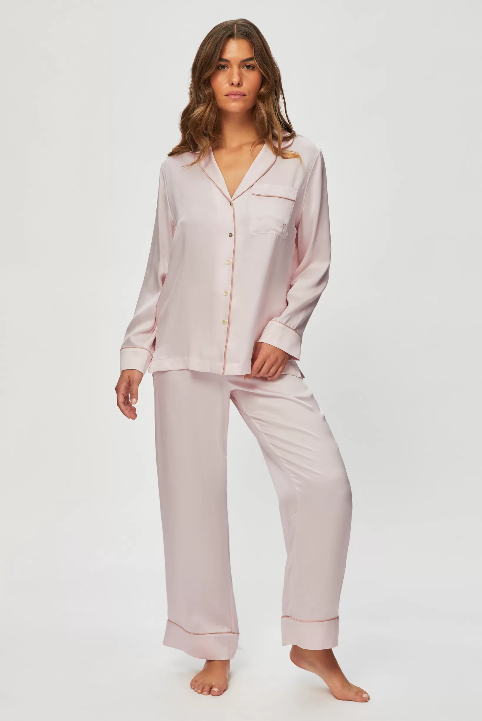 Venice Long Sleeve Silk Pyjama Set^Heidi Klein Best
