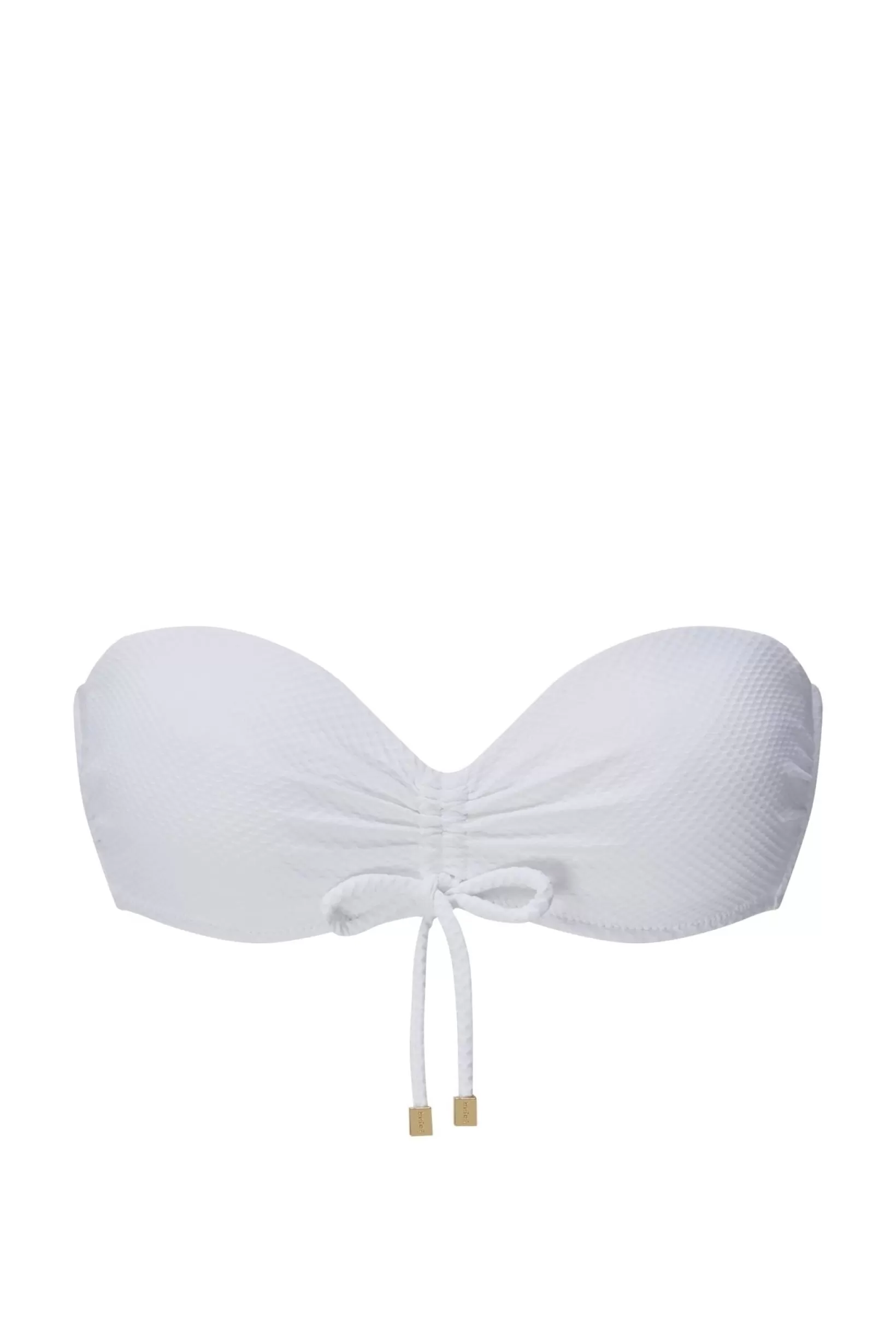 White Ruched Bandeau Top^Heidi Klein Hot